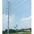 220kv hot dip galvanized tension pole